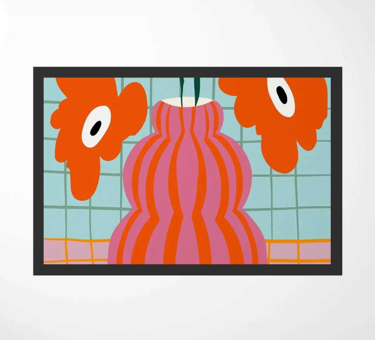 Fioriture colorate in argilla zerbino da Miho Art Studio