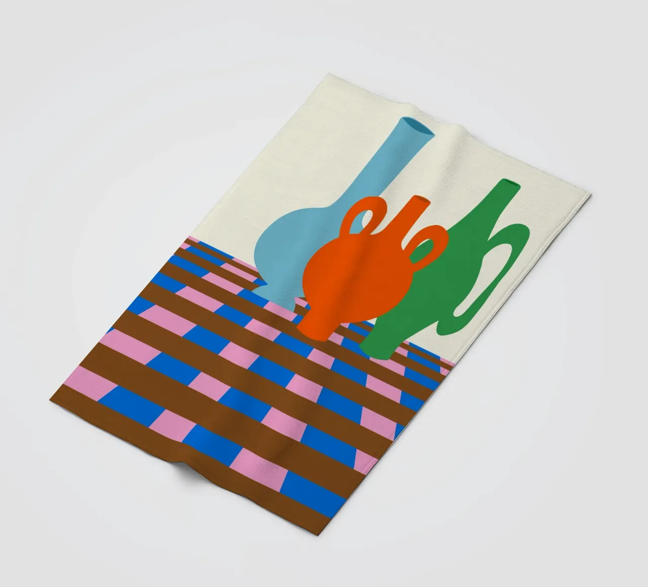 Vasi colorati coperta in pile da Miho Art Studio