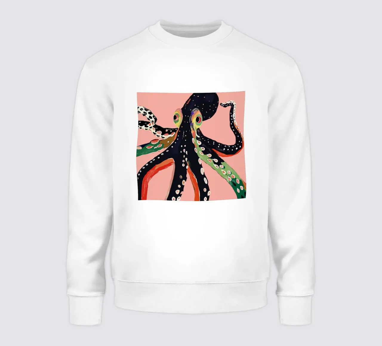 Colourful Octopus sweatshirt by ArtsySesta