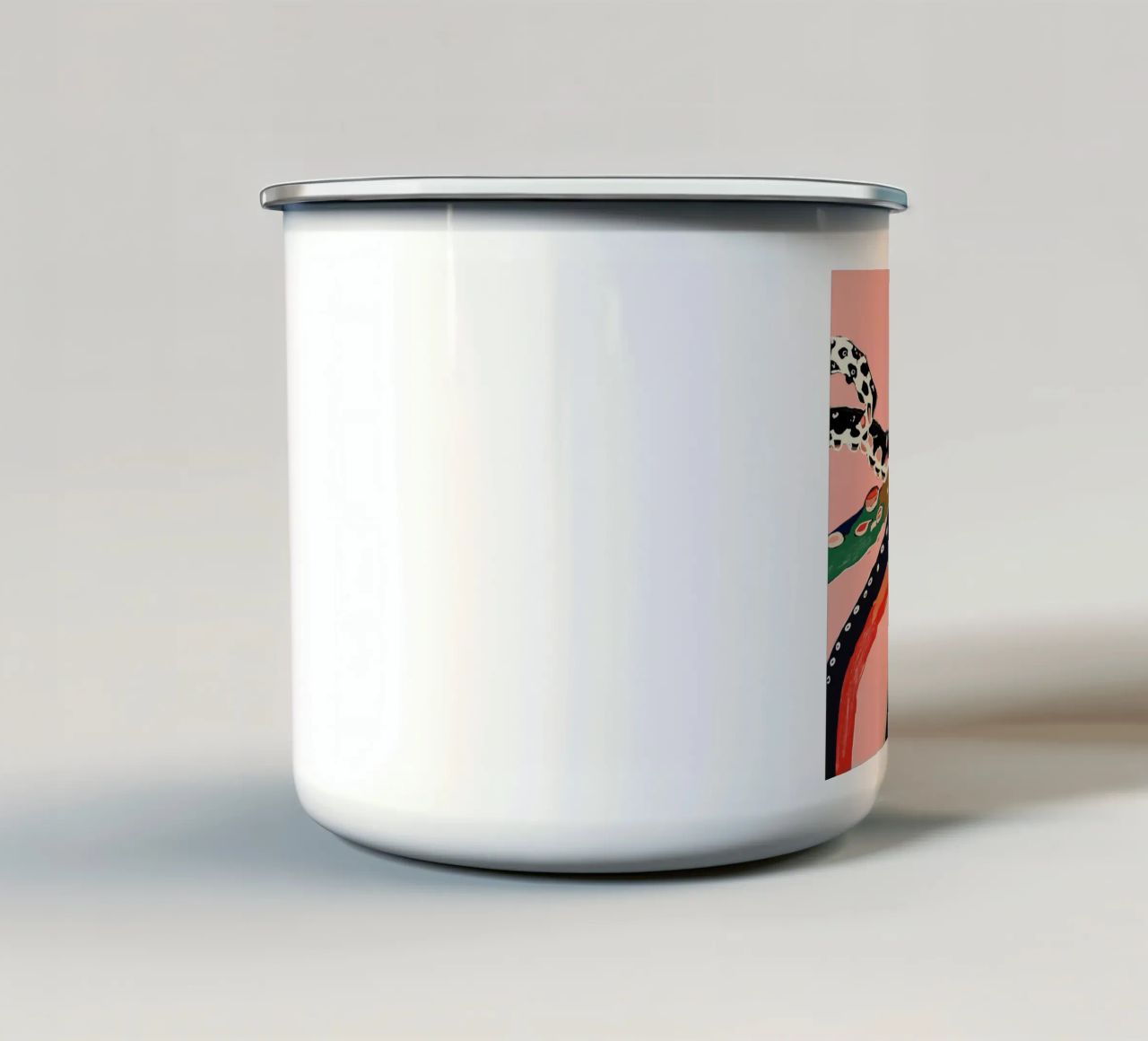 Polpo colorato tazza in smalto da ArtsySesta