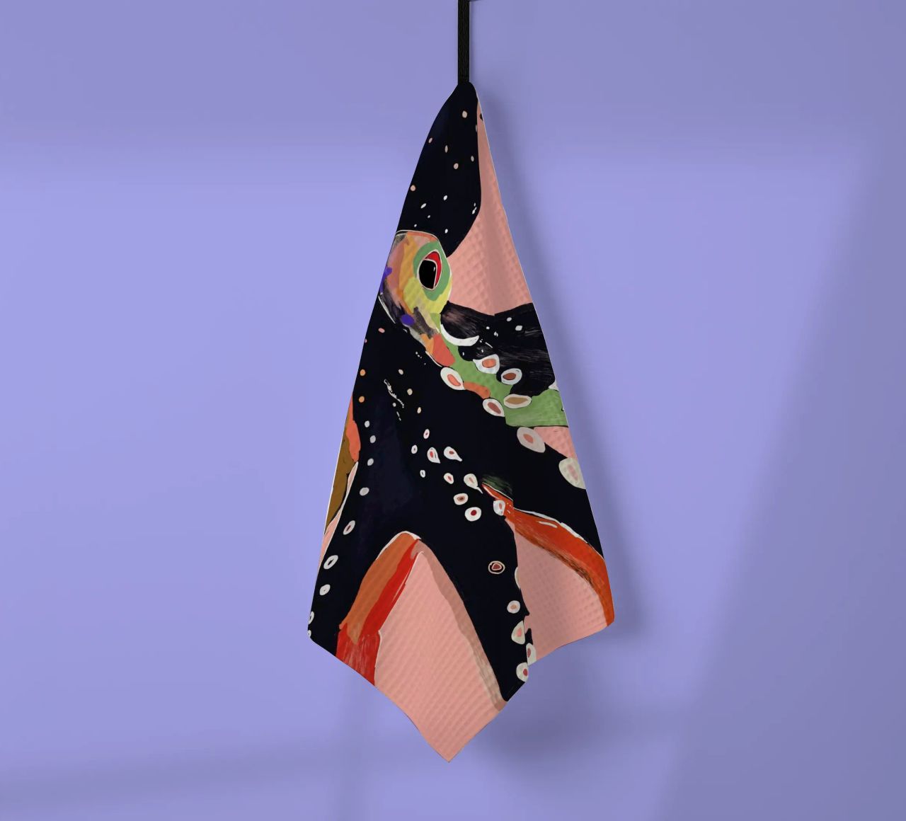 Pieuvre colorée torchon de ArtsySesta