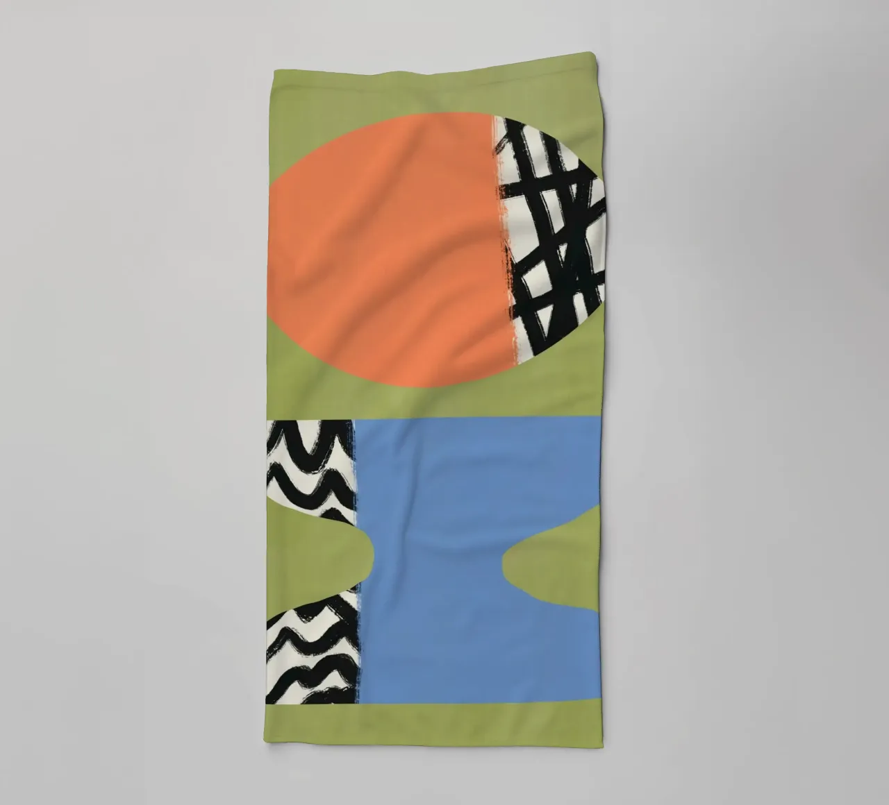 Colour block 07 towel by Little Dean