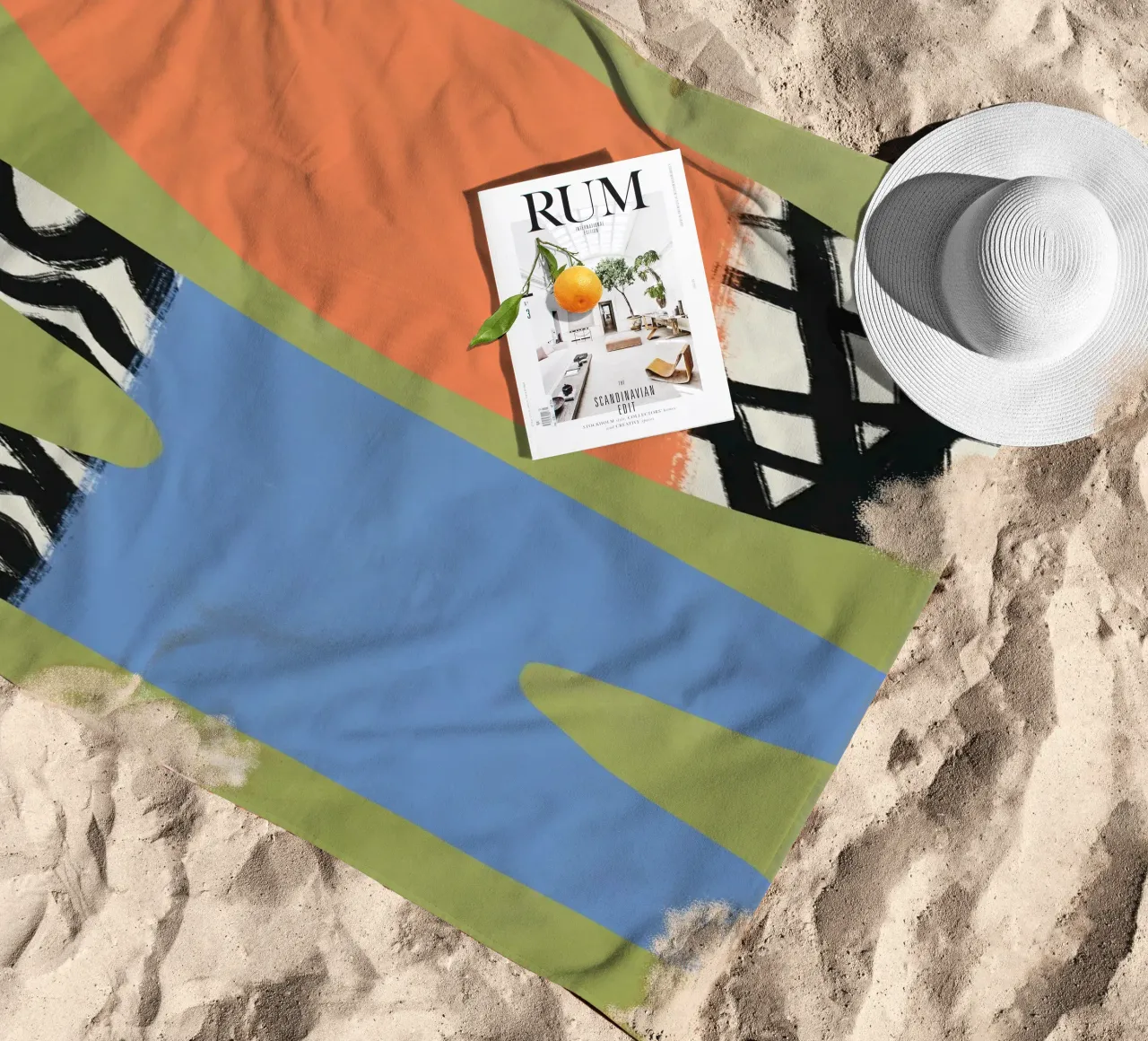 Blocco colore 07 telo mare da Little Dean