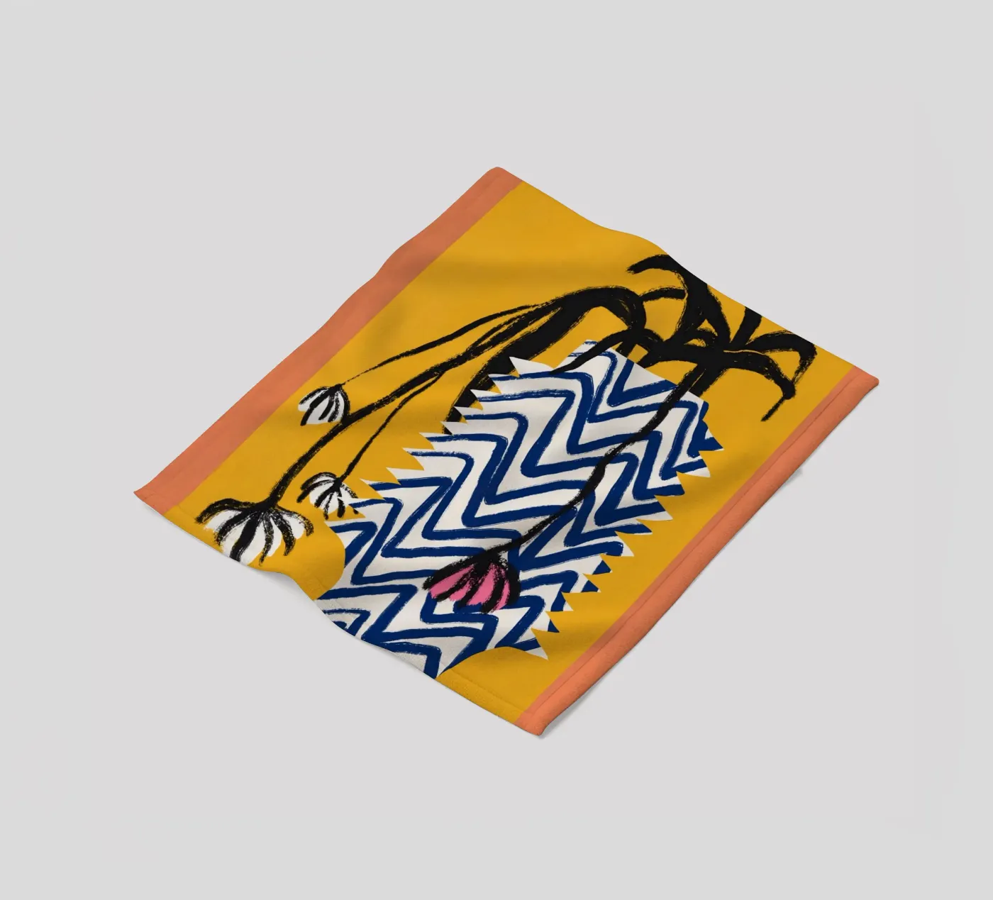 Patterned vase Fleecedecke von Little Dean