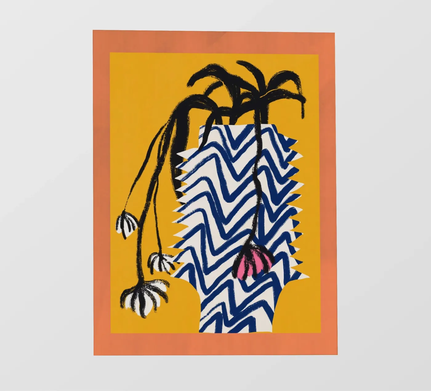 Patterned vase pellicola backlit da Little Dean