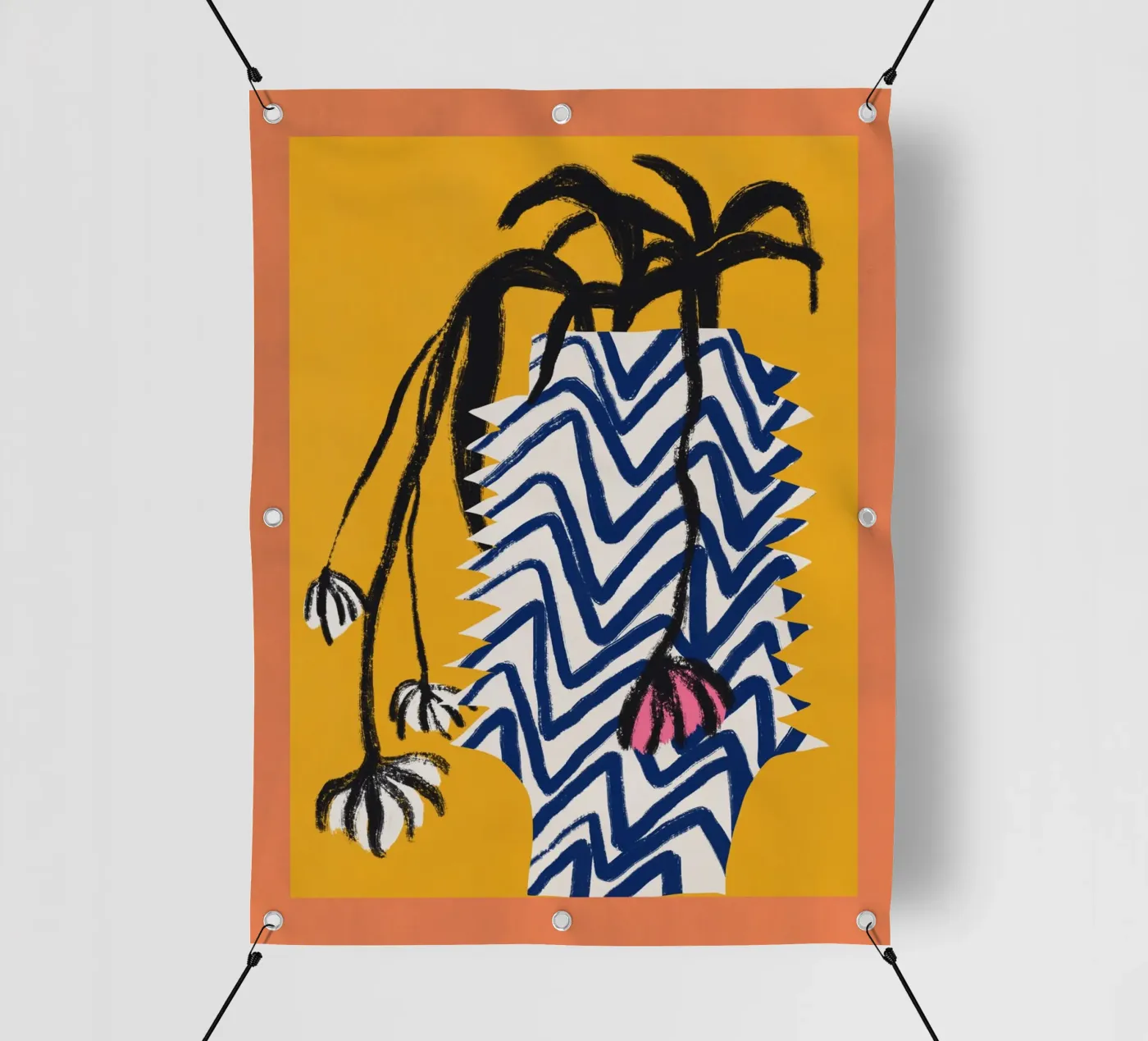 Patterned vase pvc cover by Little Dean