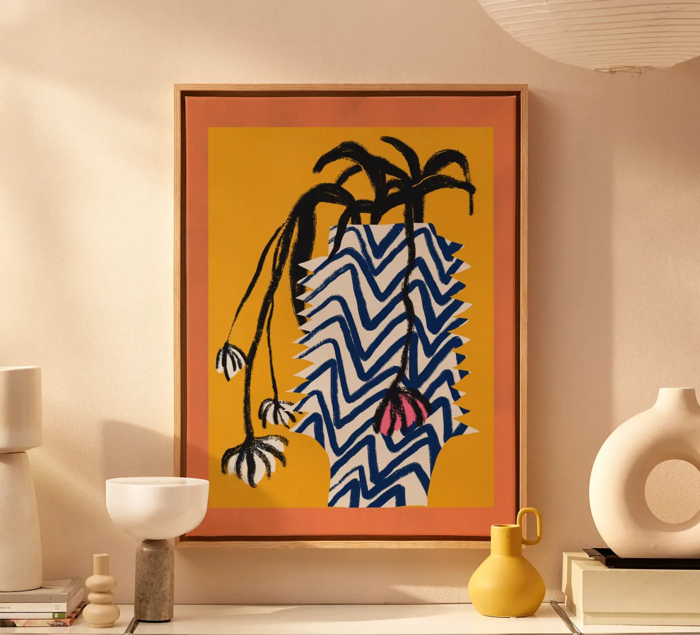 Vaso a motivi tela da Little Dean