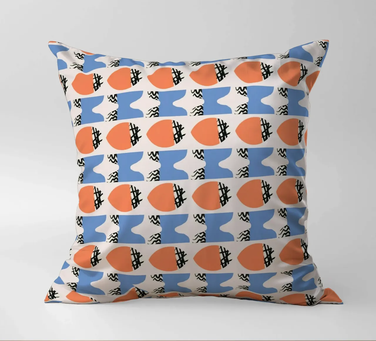 Repetitive pattern decorative cushion by Little Dean