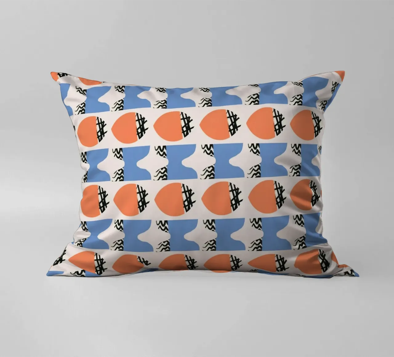 Repetitive pattern decorative cushion by Little Dean