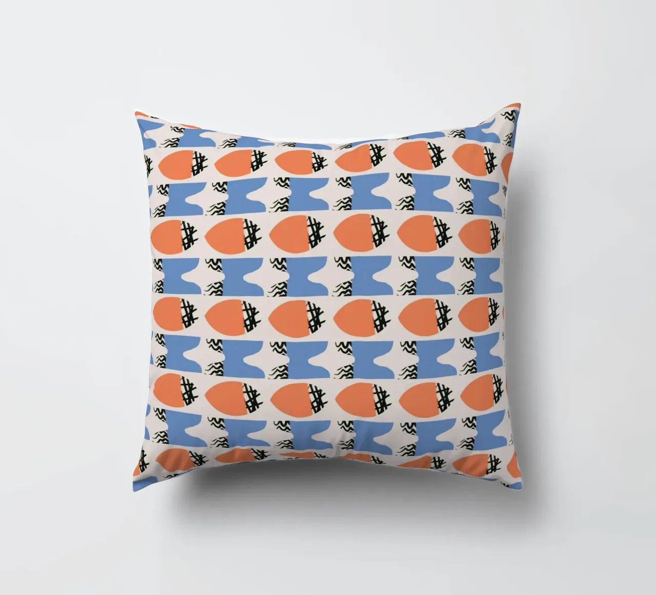 Repetitive pattern decorative cushion by Little Dean