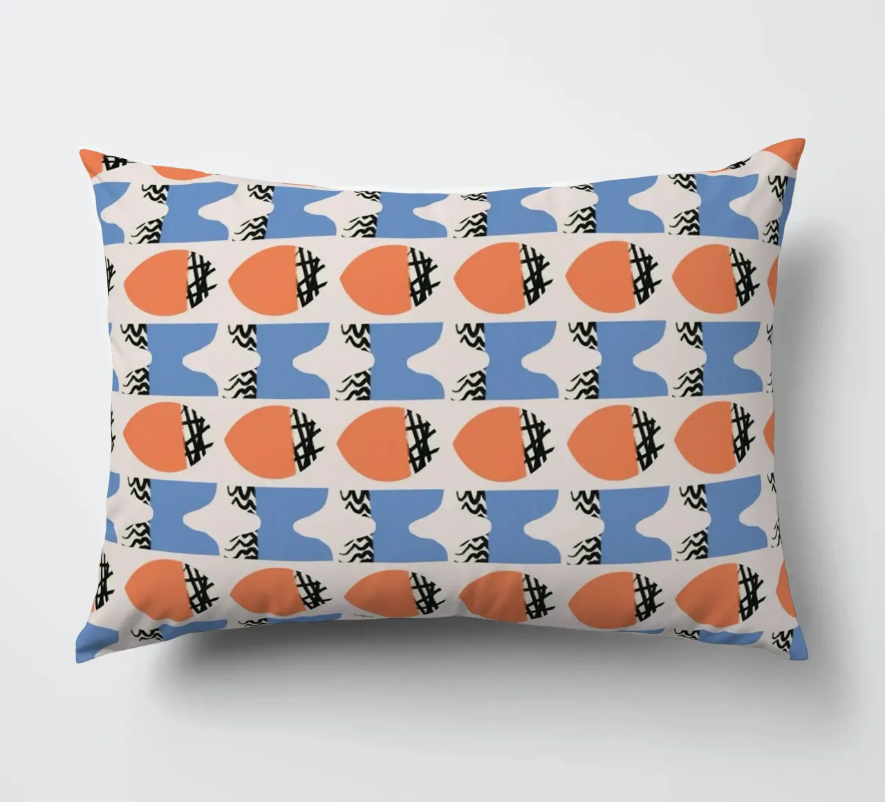 Repetitive pattern decorative cushion by Little Dean