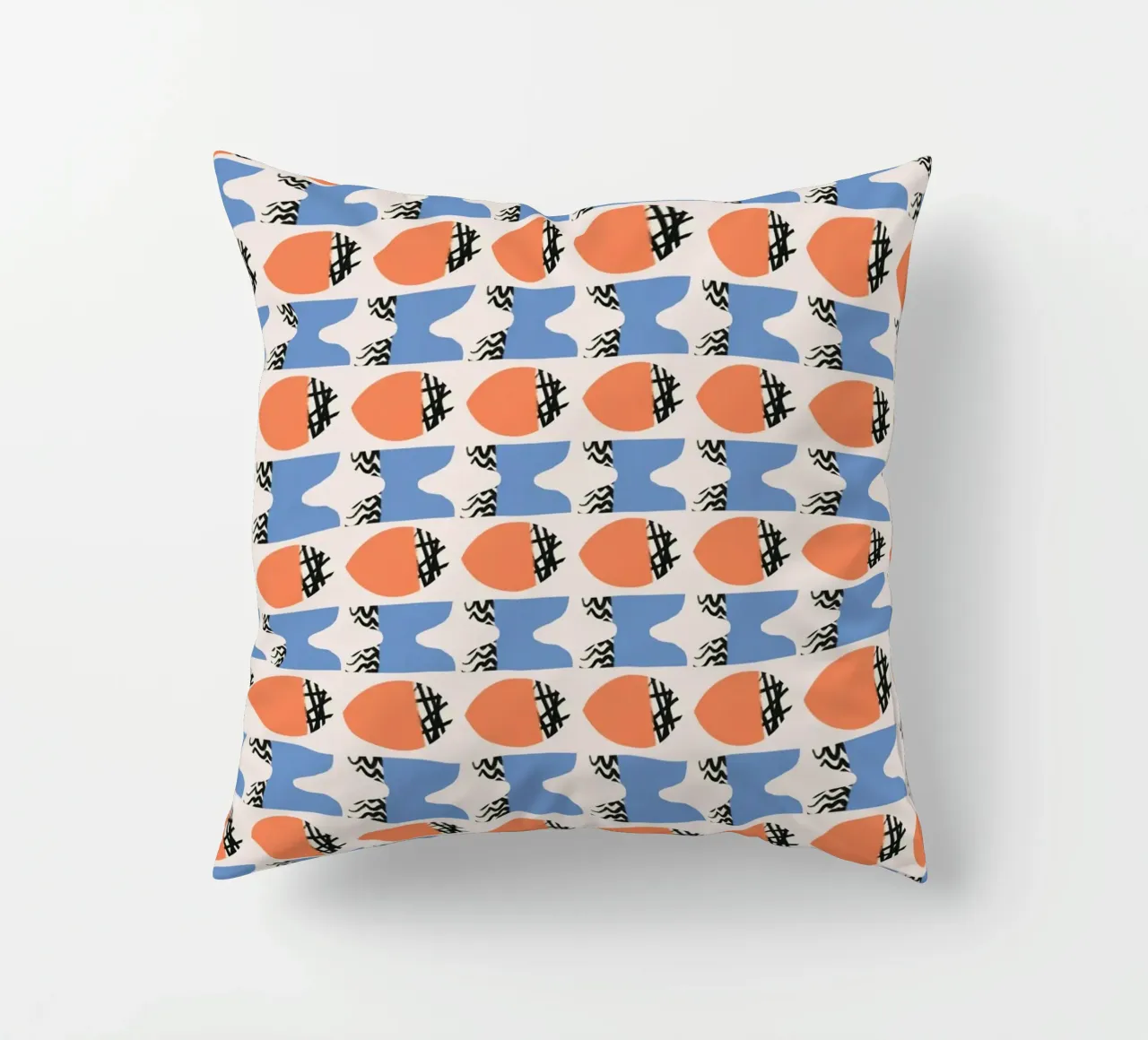Repetitive pattern decorative cushion by Little Dean