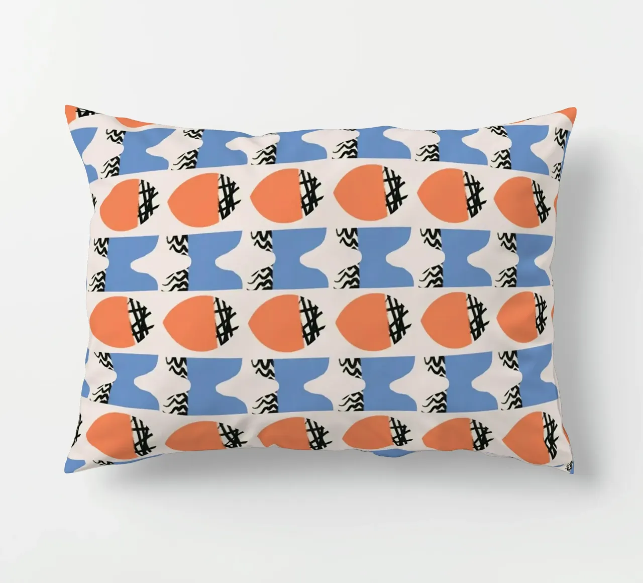 Repetitive pattern decorative cushion by Little Dean