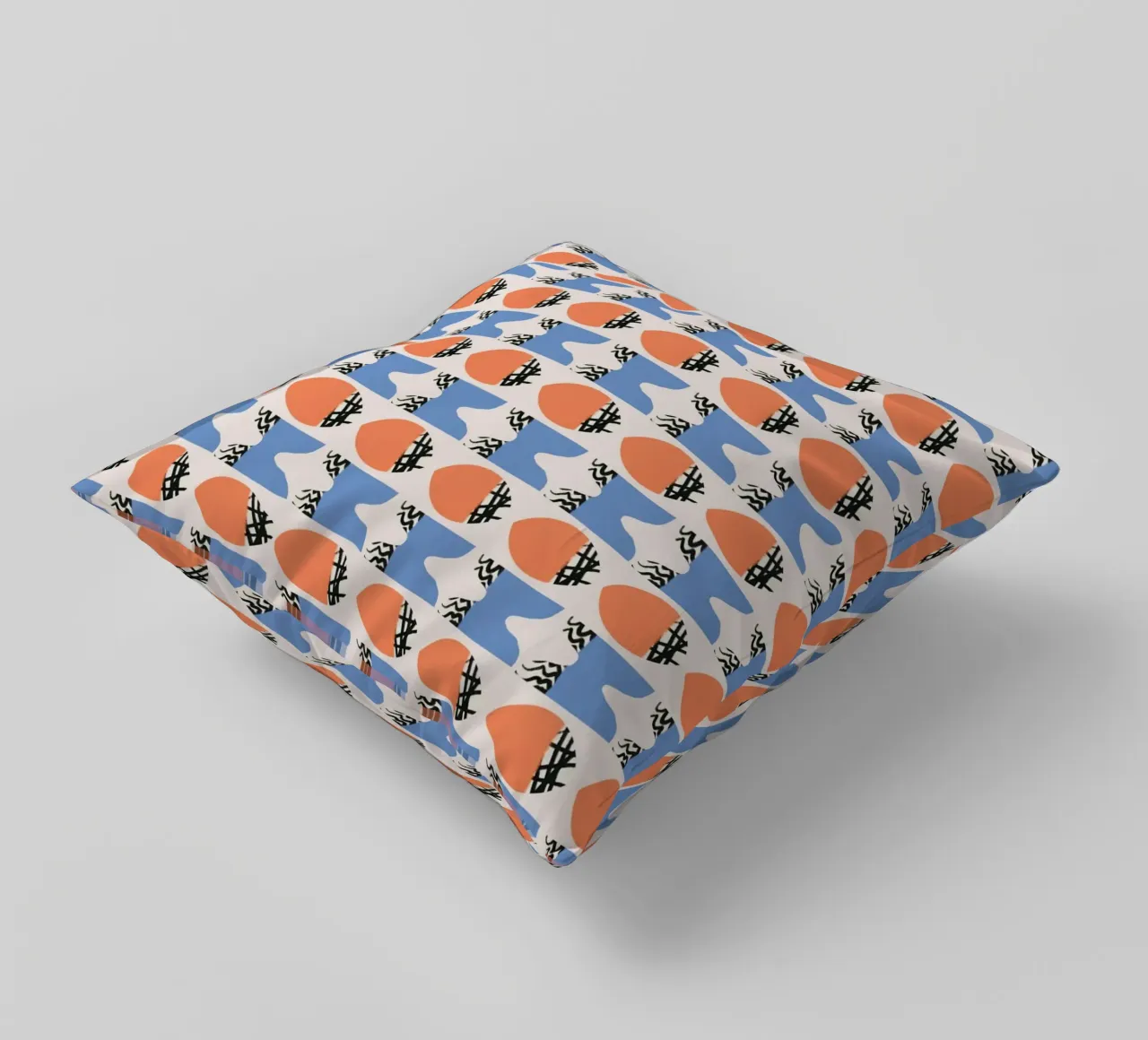Repetitive pattern decorative cushion by Little Dean