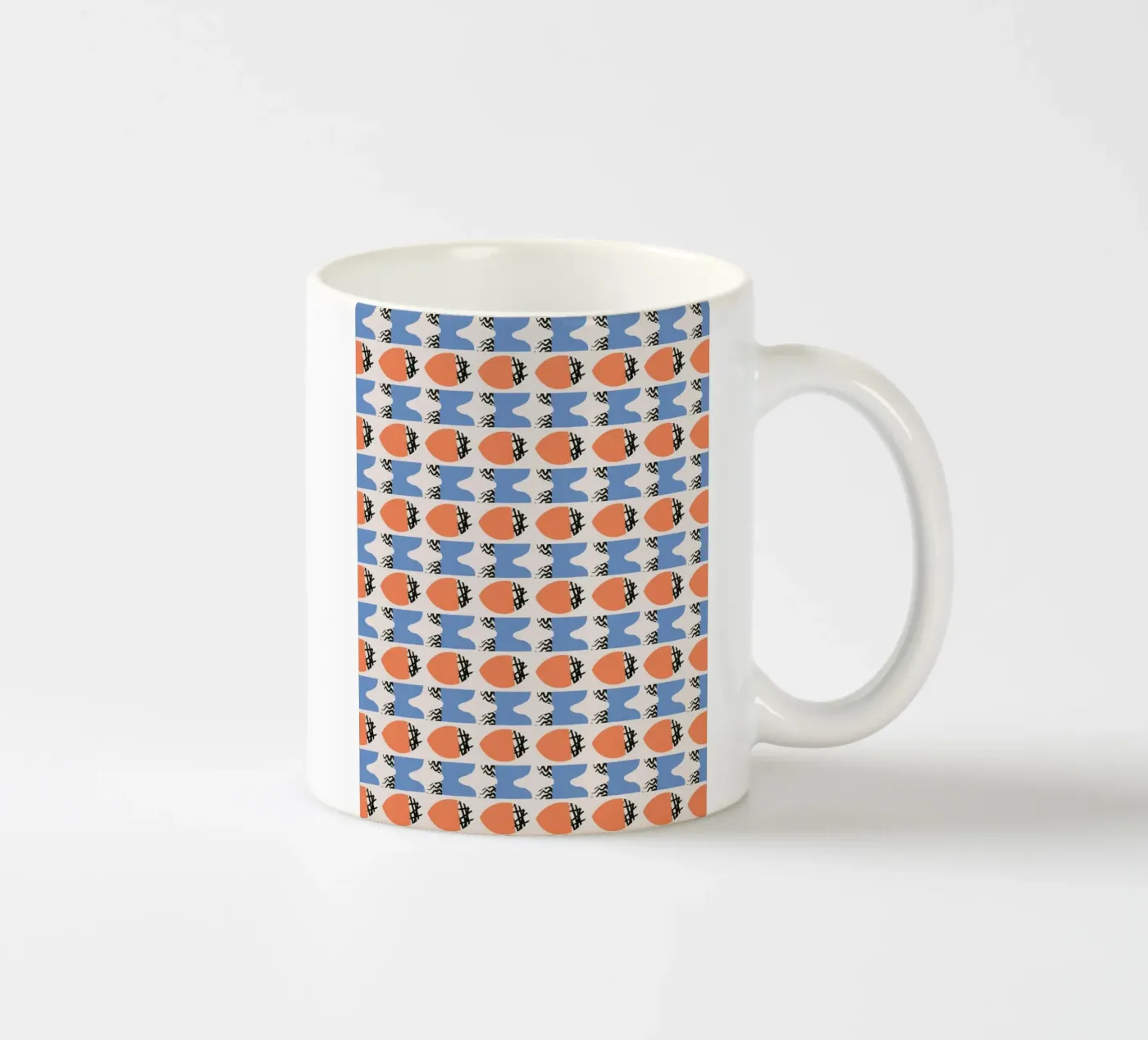 Repetitive pattern tazza in ceramica da Little Dean