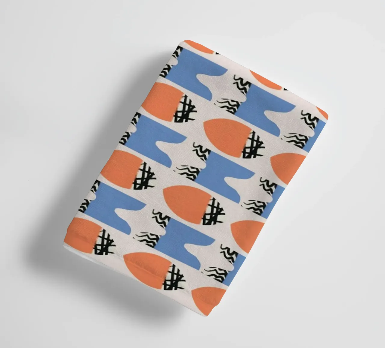 Repetitive pattern towel by Little Dean