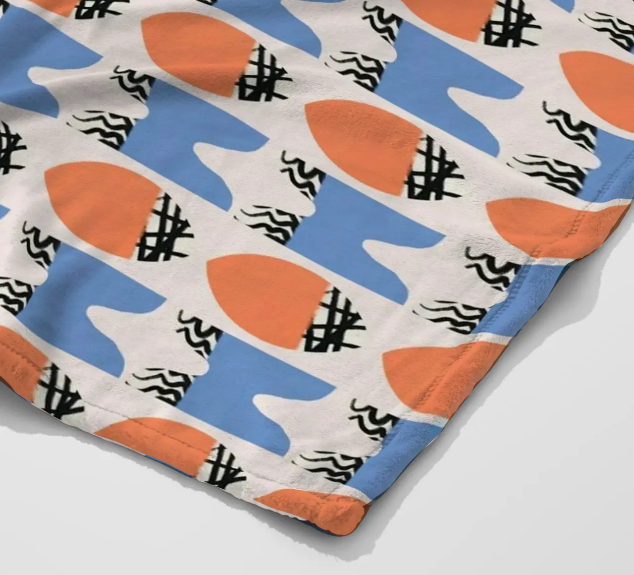 Repetitive pattern Fleecedecke von Little Dean