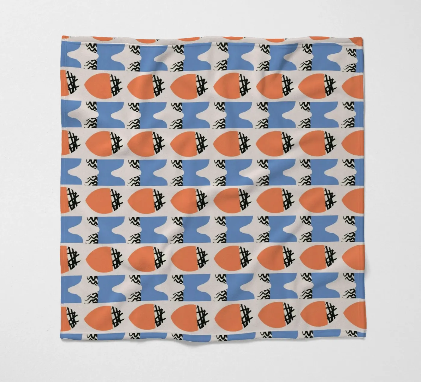 Repetitief patroon fleecedeken van Little Dean