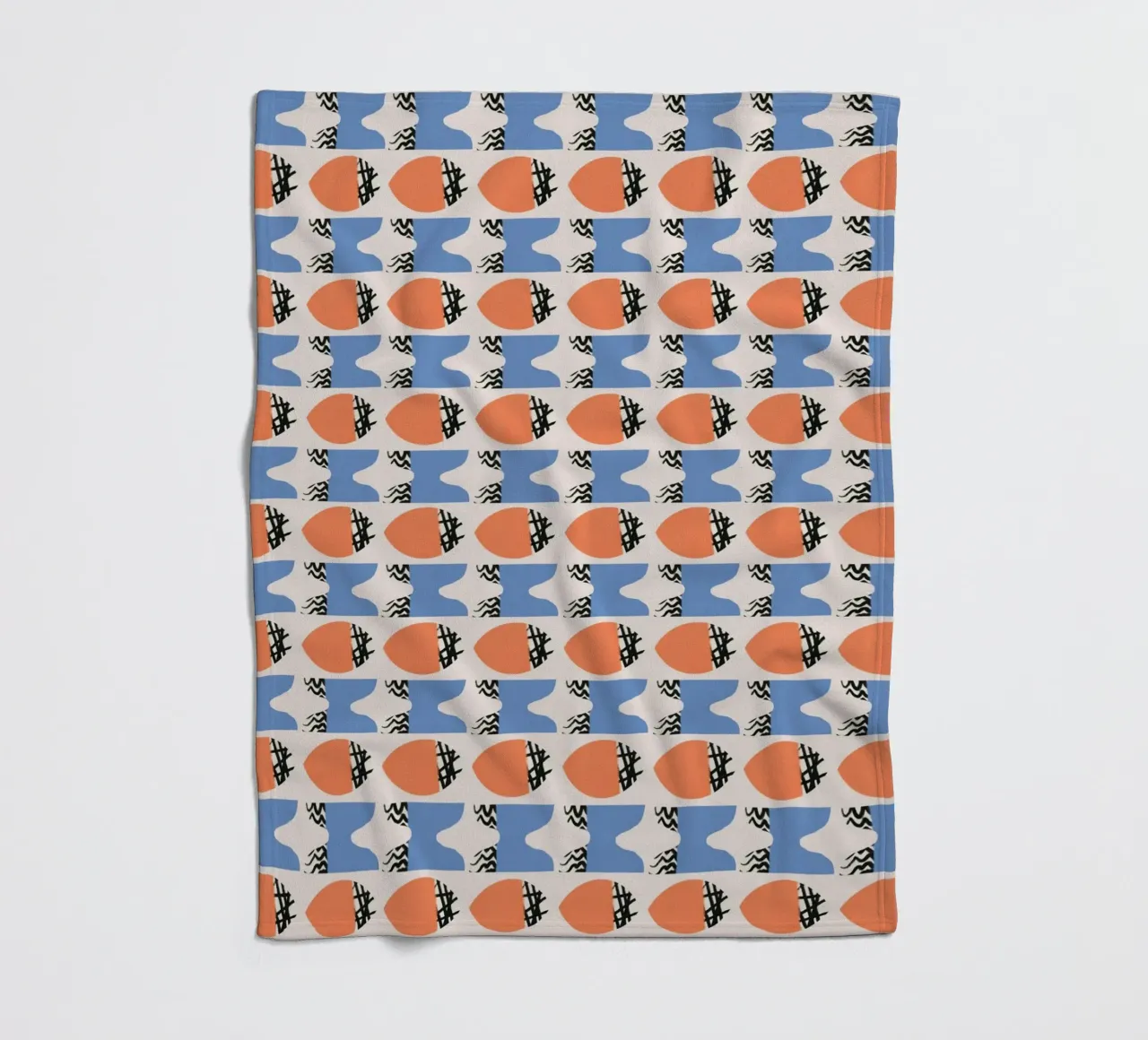 Repetitive pattern Fleecedecke von Little Dean