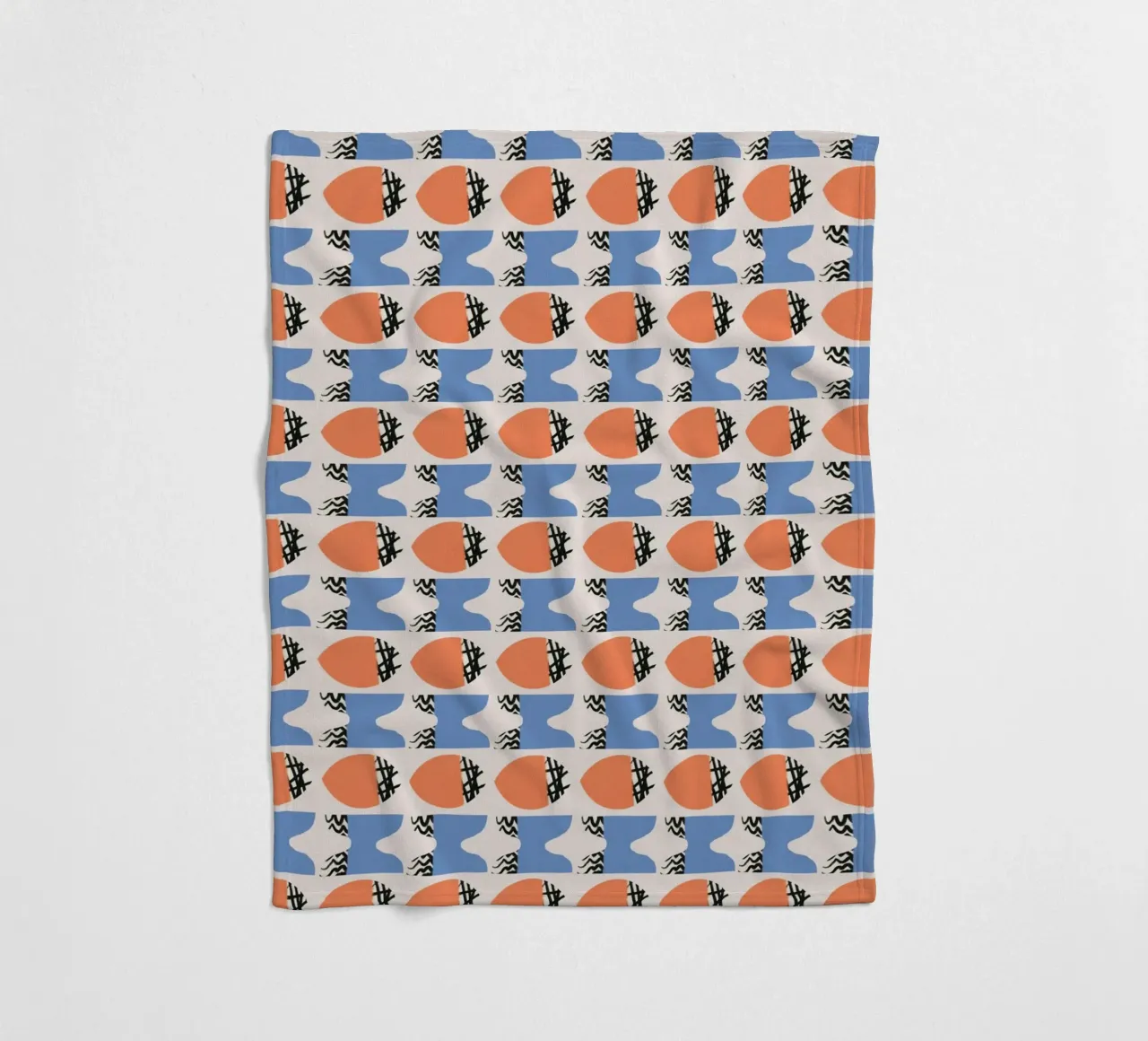 Repetitive pattern Fleecedecke von Little Dean