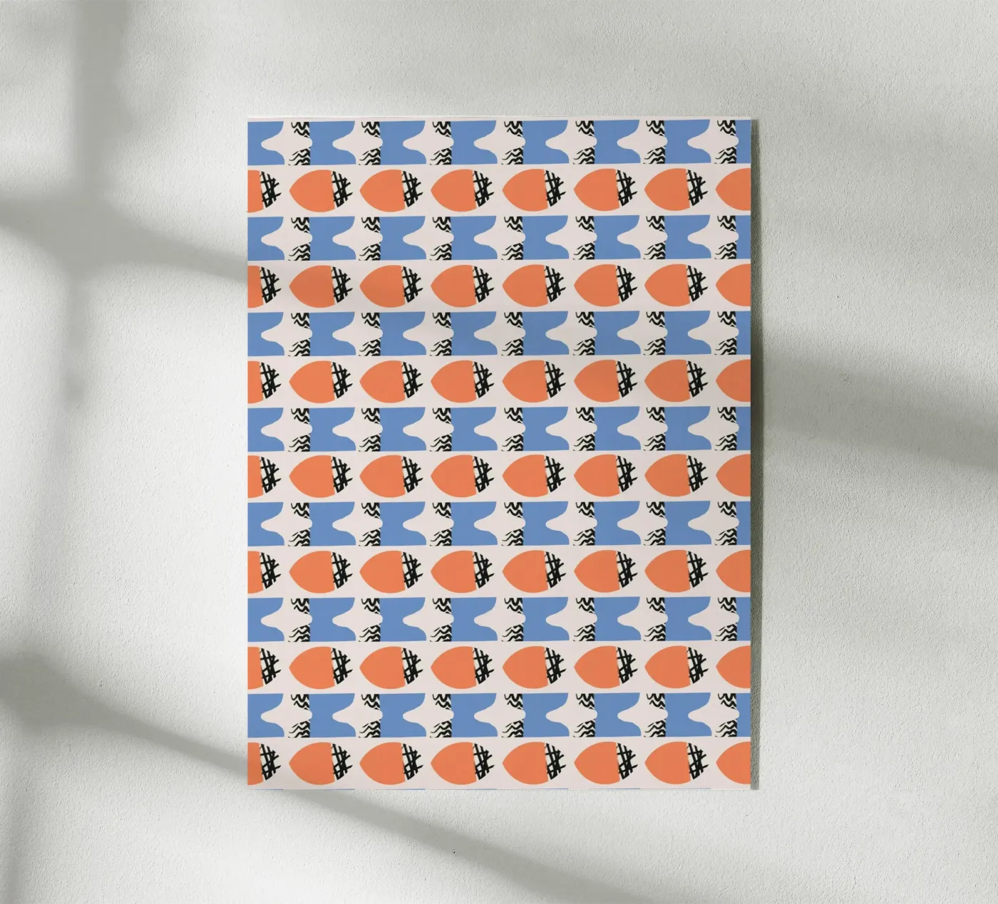 Repetitive pattern acrylic glass by Little Dean