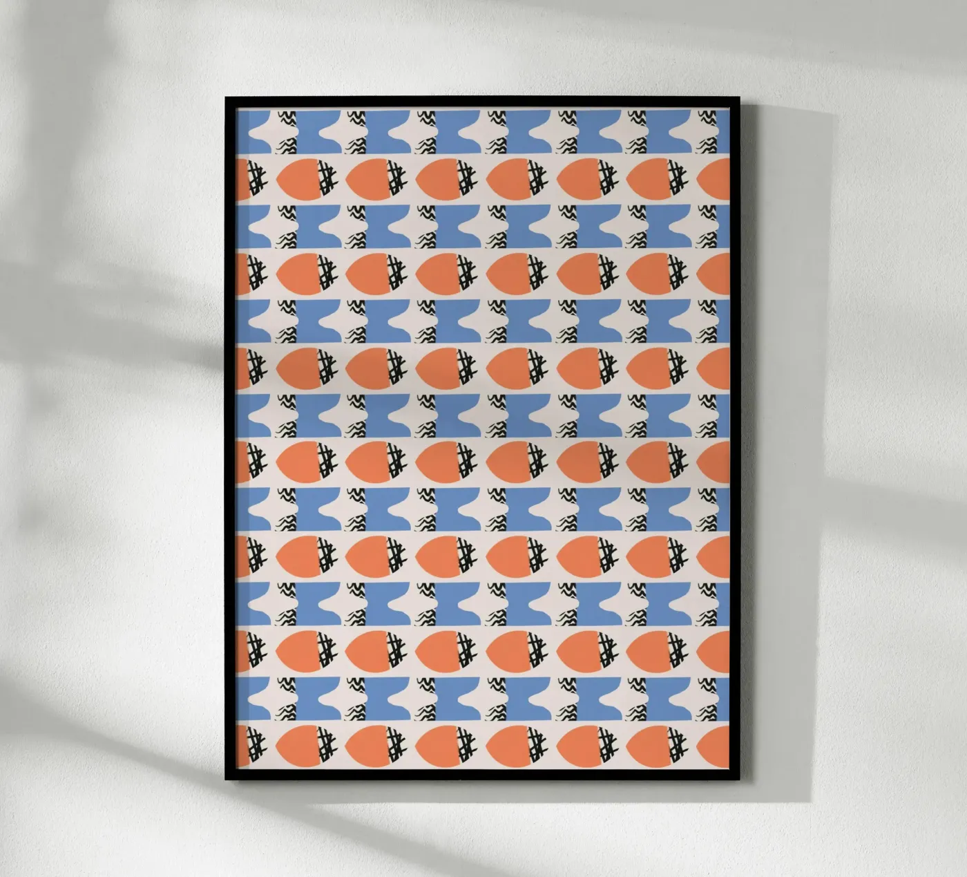 Repetitive pattern poster by Little Dean