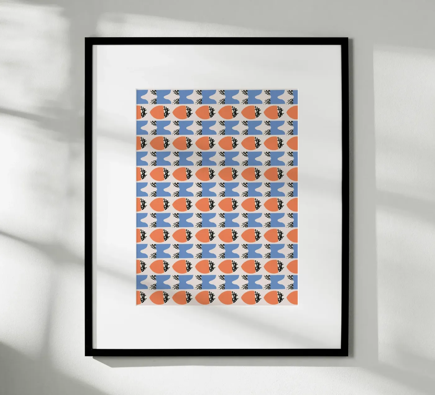 Repetitive pattern poster by Little Dean
