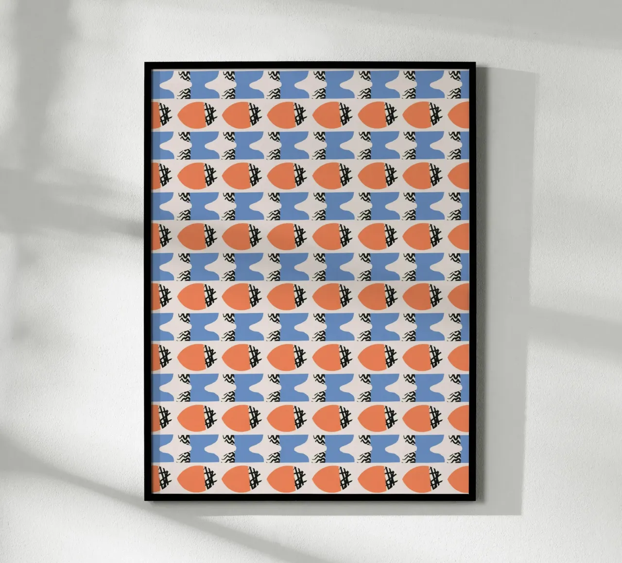 Repetitive pattern poster by Little Dean