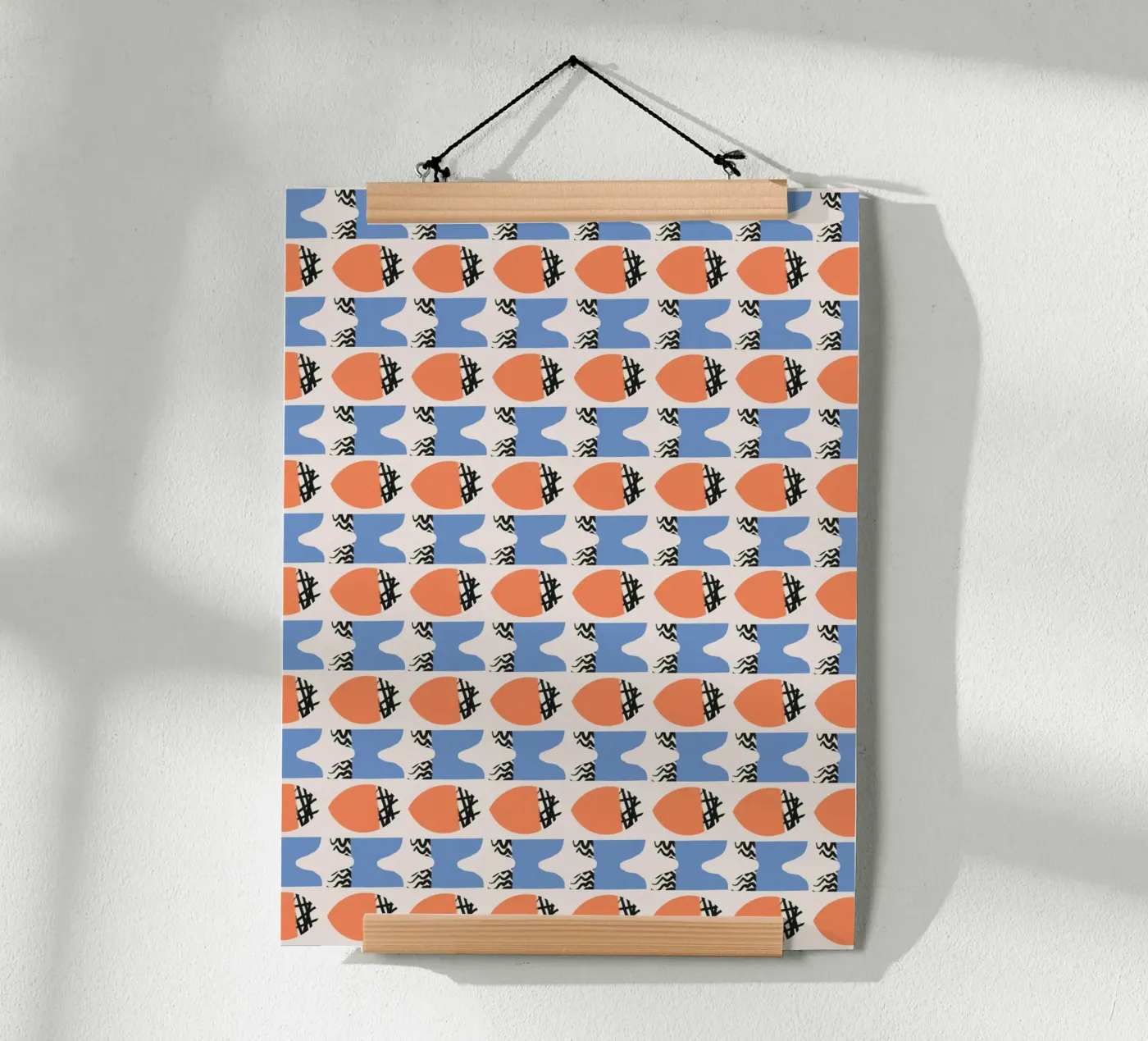 Repetitive pattern poster by Little Dean