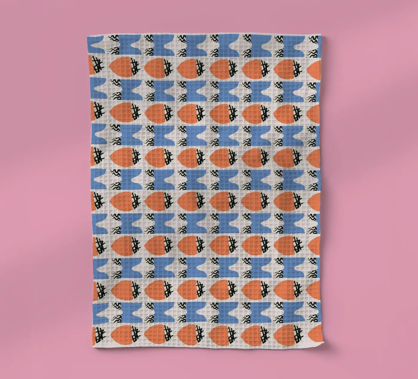 Sich wiederholendes Muster Geschirrtuch von Little Dean