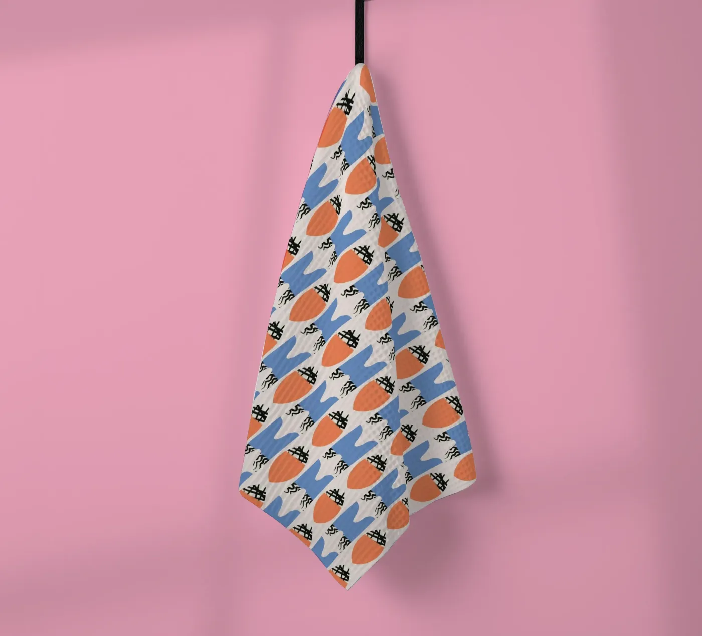 Sich wiederholendes Muster Geschirrtuch von Little Dean