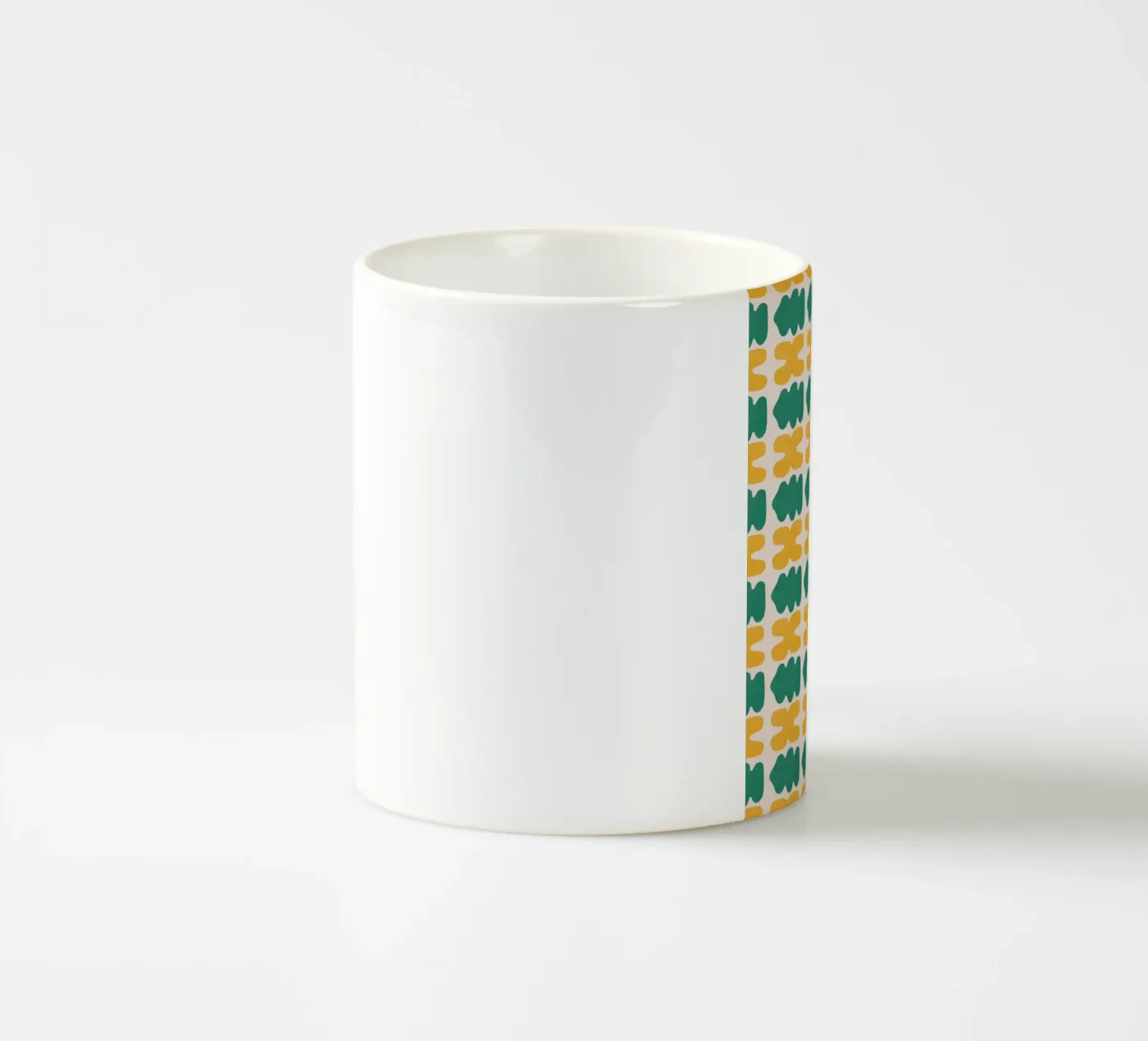 Repetitive pattern 02 ceramic mug by Little Dean