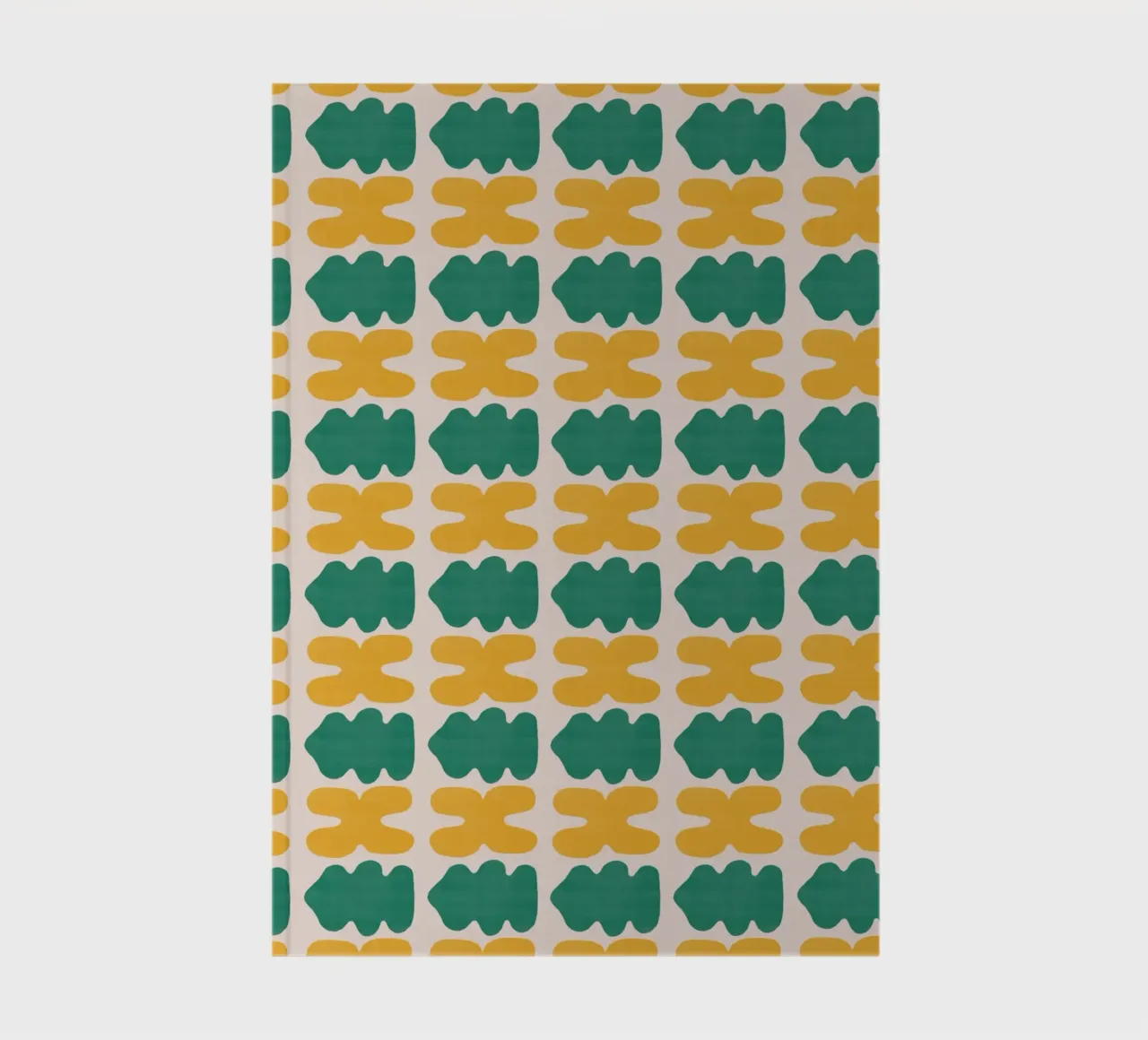 Repetitive pattern 02 notebook by Little Dean