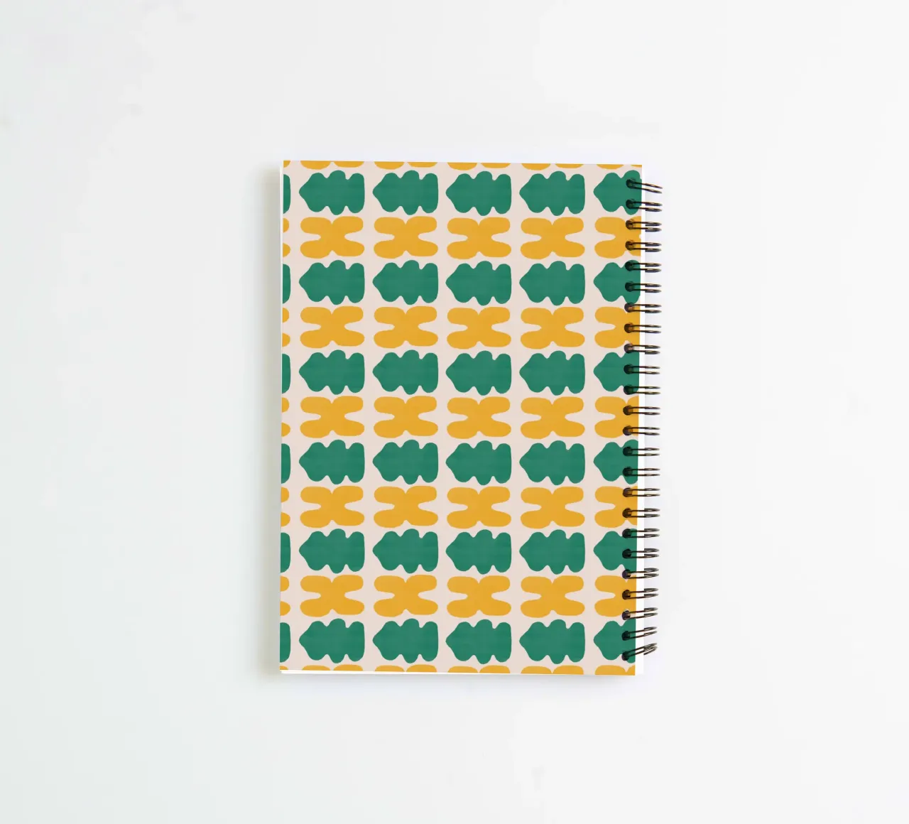Repetitive pattern 02 spiral notebook by Little Dean