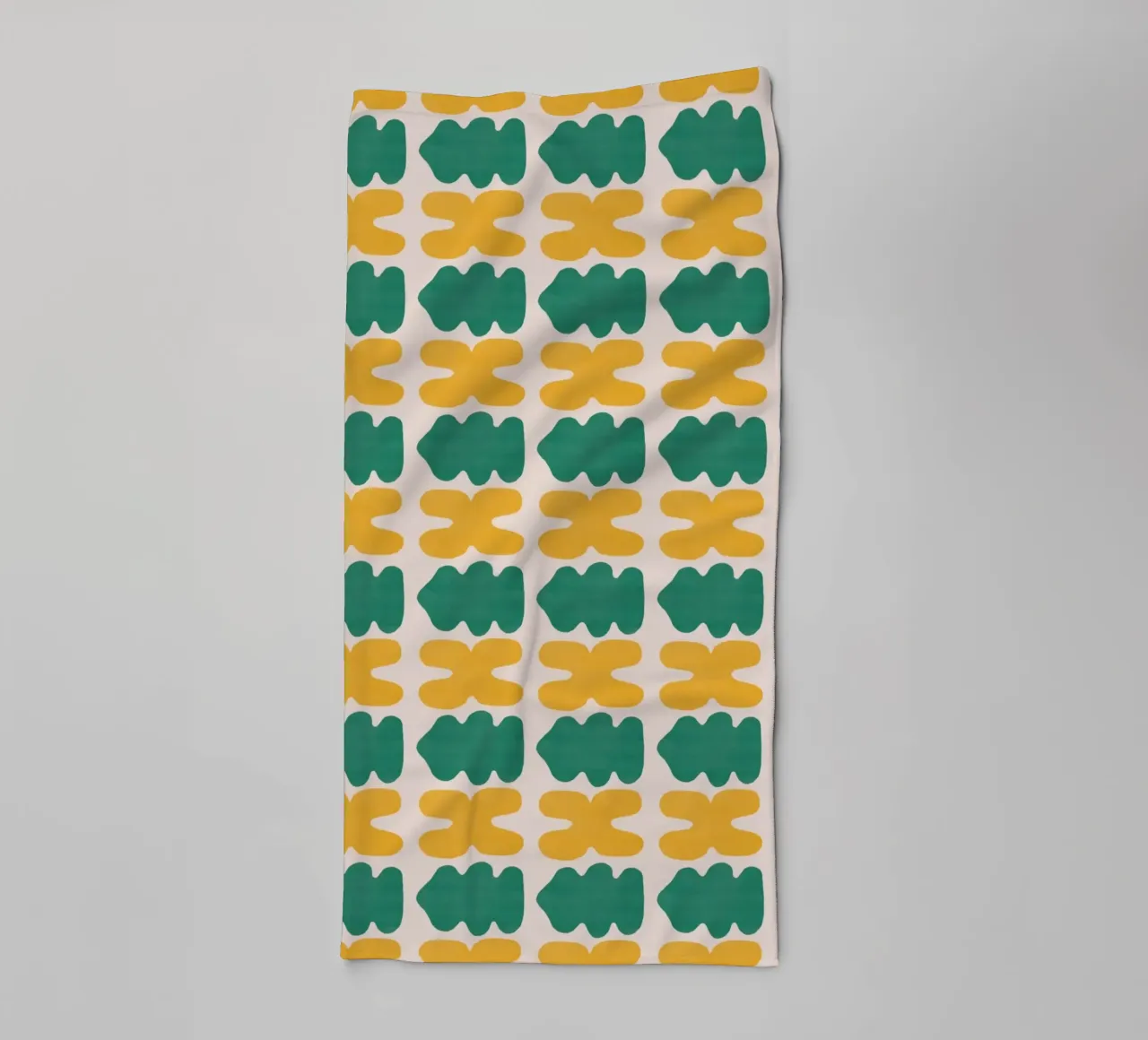 Repetitive pattern 02 towel by Little Dean