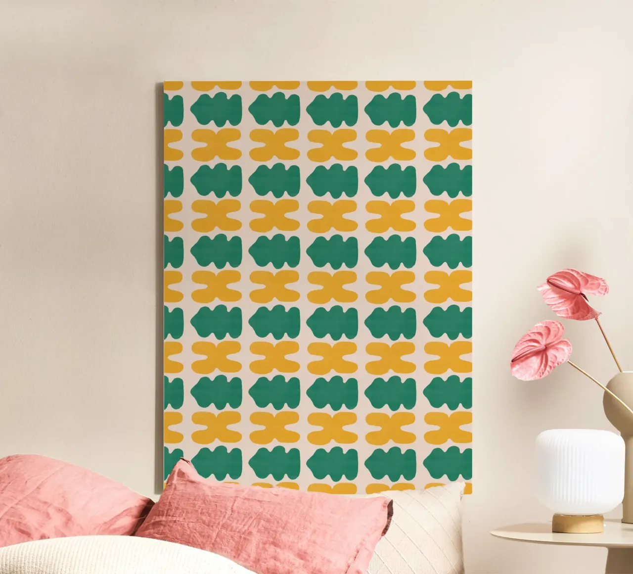 Repetitive pattern 02 canvas by Little Dean