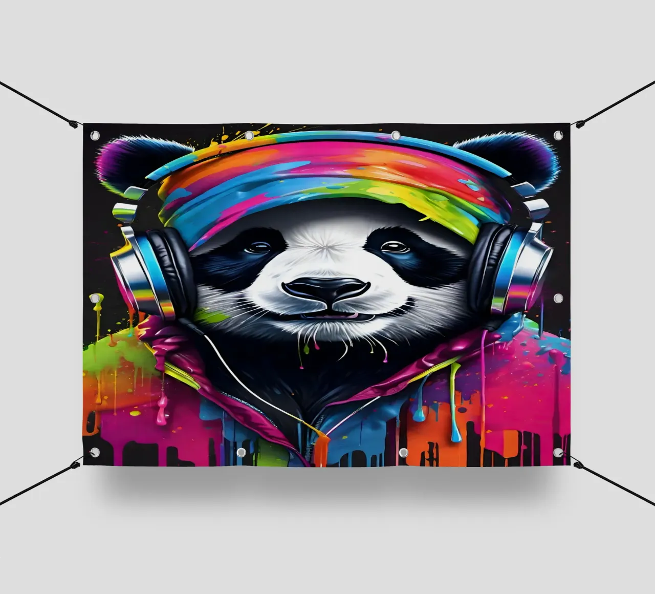 Panda meloman art telo in pvc da MakArena
