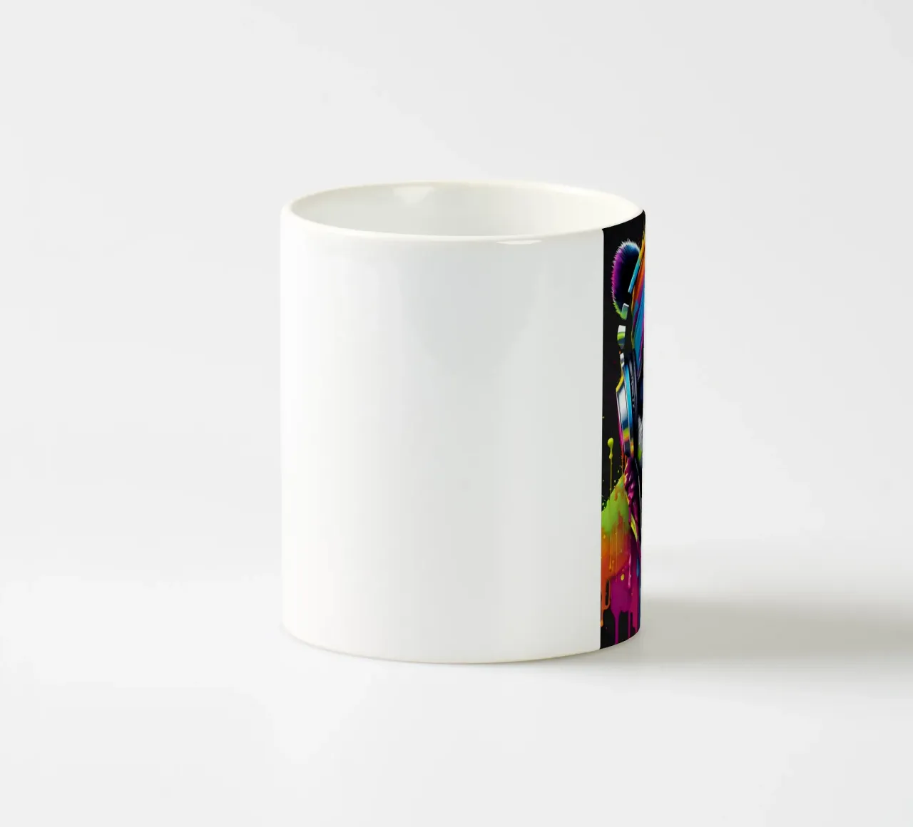 Panda meloman art tazza in ceramica da MakArena