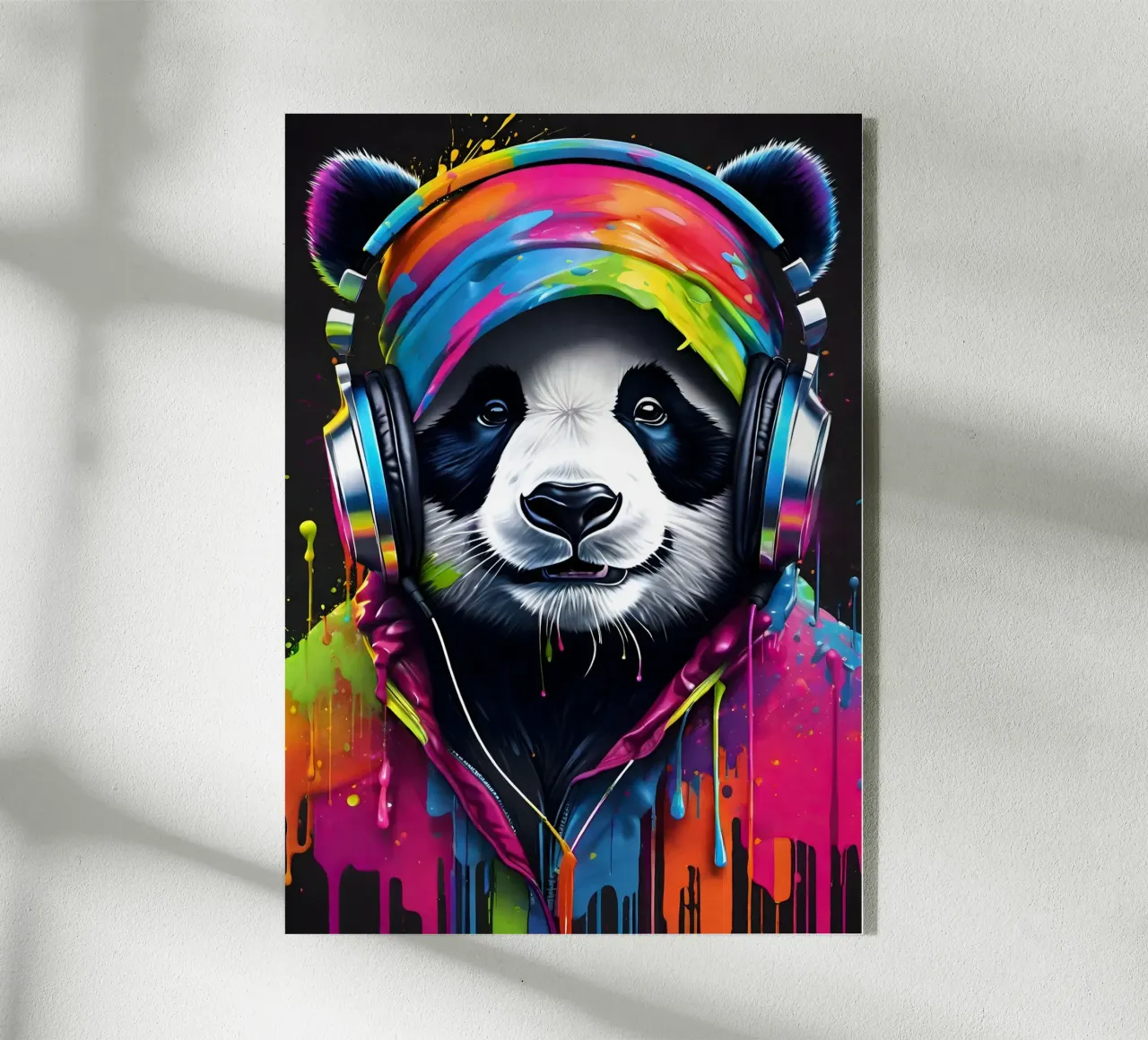 Panda meloman art plexiglass da MakArena