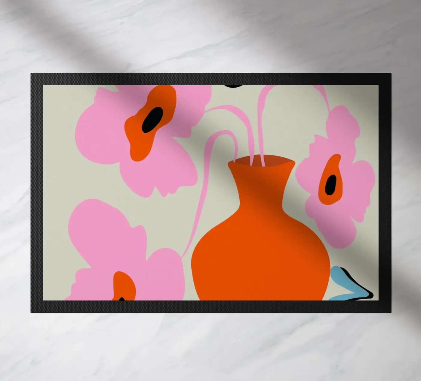 Slow Down Fußmatte von Miho Art Studio