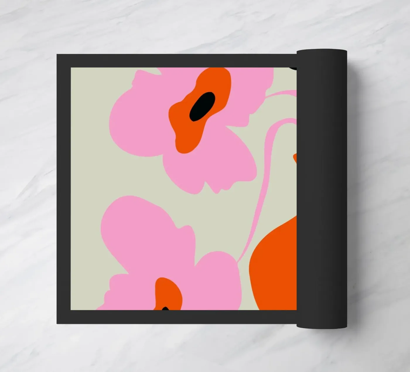 Slow Down Fußmatte von Miho Art Studio