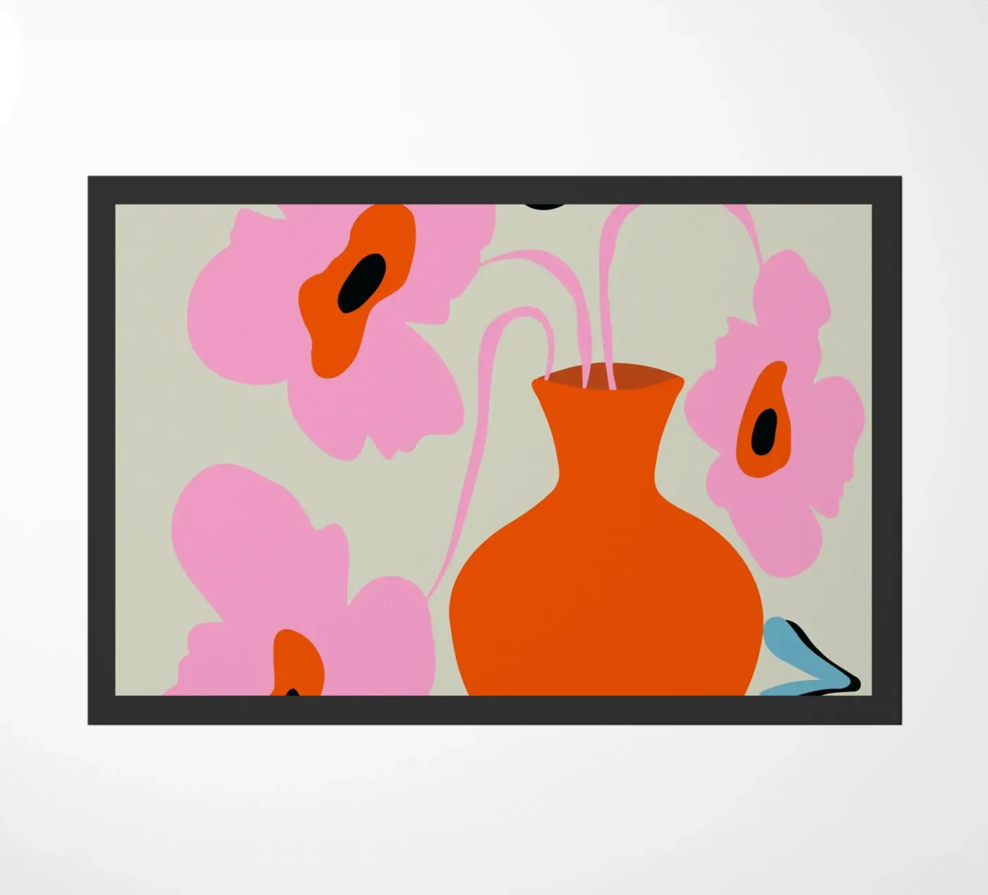 Slow Down Fußmatte von Miho Art Studio