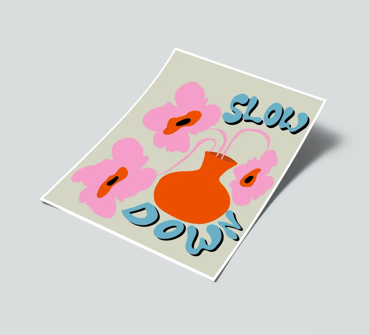 Slow Down sticker sheet by Miho Art Studio