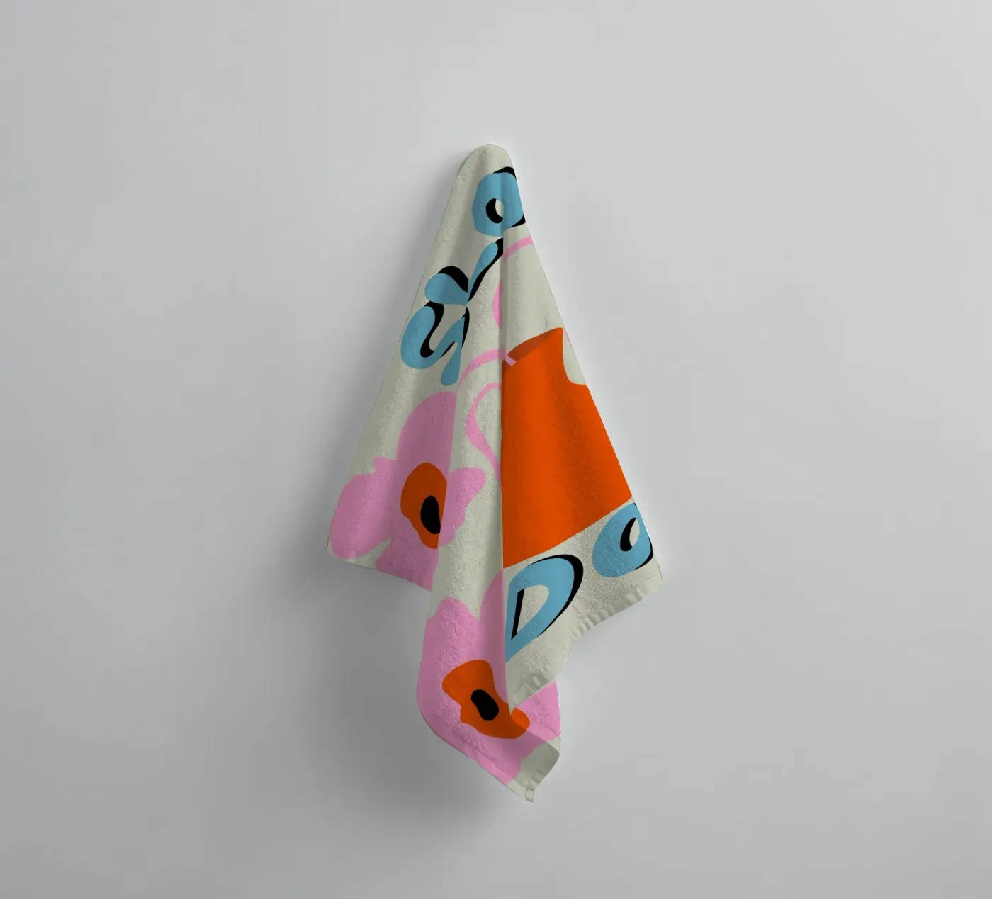 Slow Down towel by Miho Art Studio