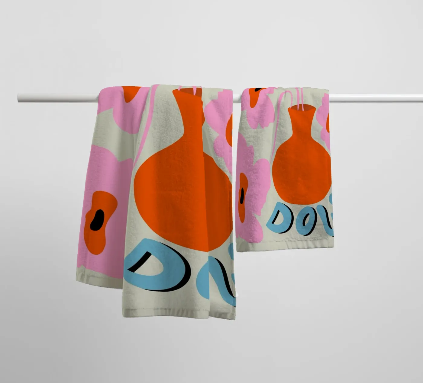 Slow Down towel by Miho Art Studio