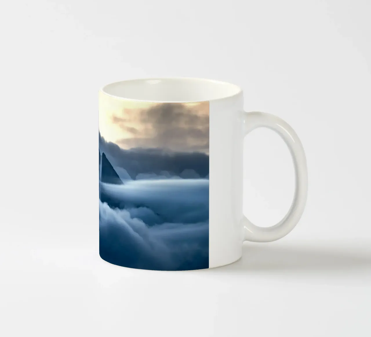 nuvole di montagna tazza in ceramica da Earthly Visions