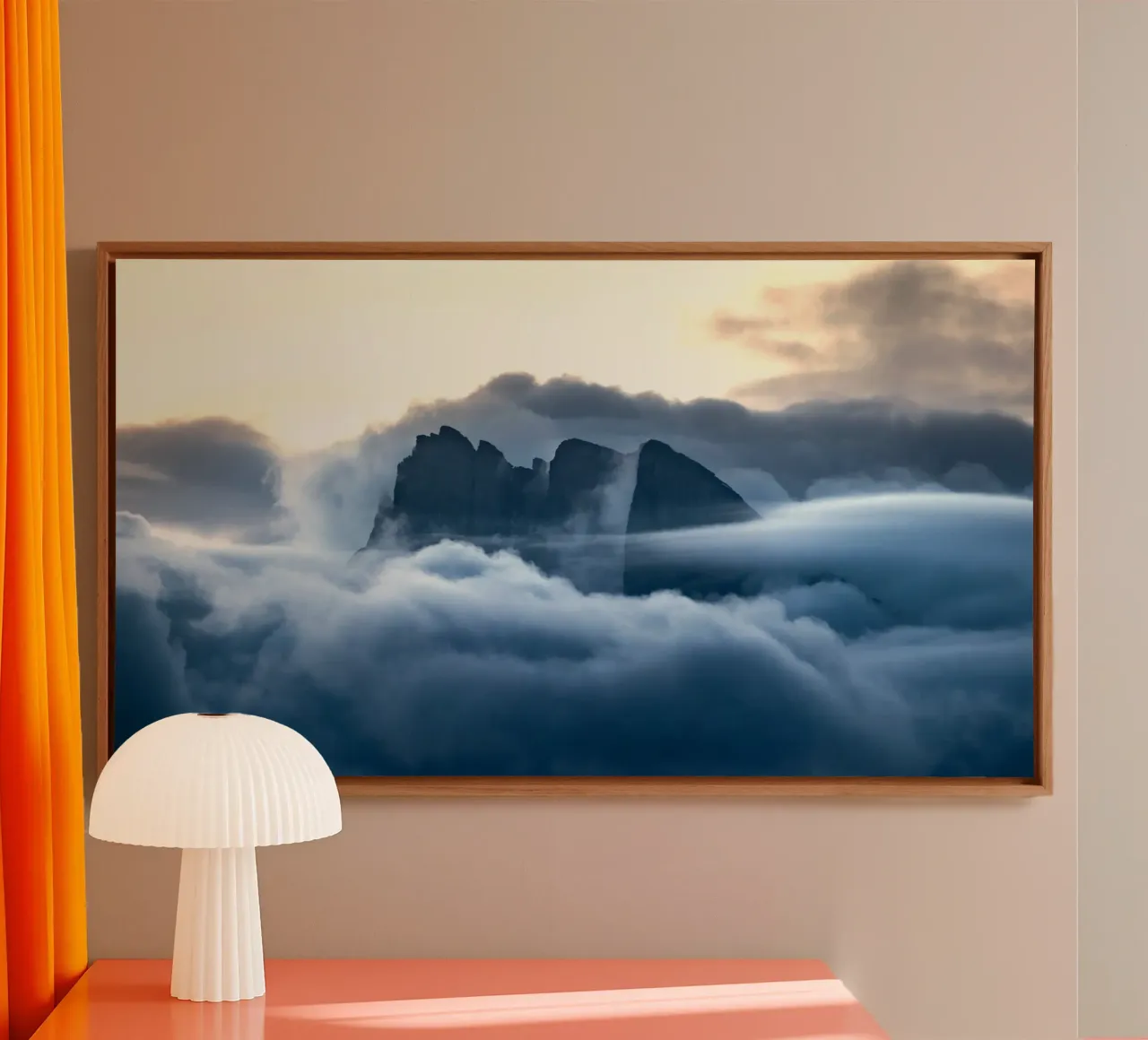 nuvole di montagna tela da Earthly Visions