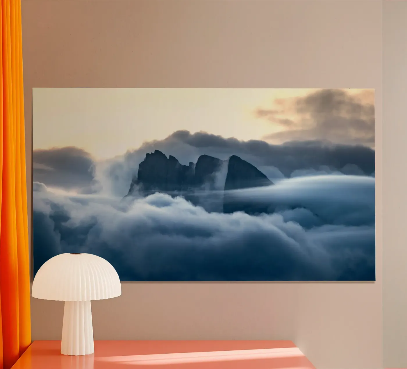 mountain clouds poster by Earthly Visions