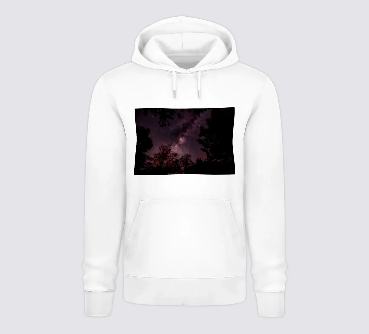 cielo notturno a via lattea felpa con cappuccio da Earthly Visions