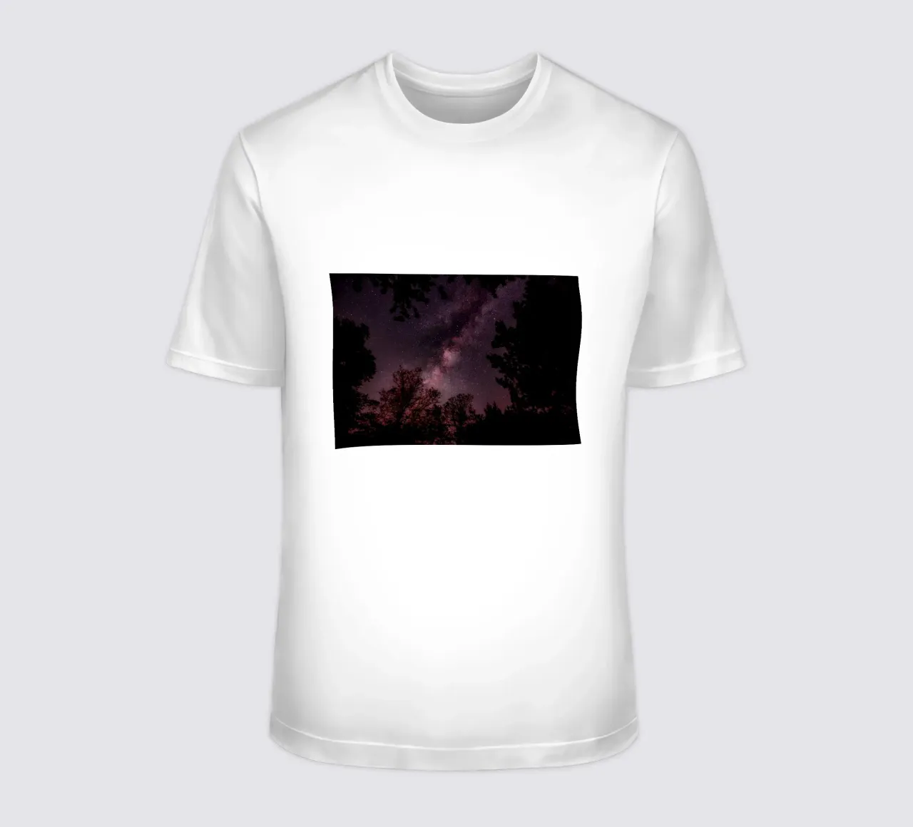 cielo notturno a via lattea t-shirt da Earthly Visions